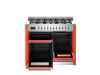 Bertazzoni PRO116L3EART2 Professional 110cm Triple Dual Fuel Range Cooker in Orange