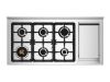 Bertazzoni PRO126G2ENET2 Professional 120cm Dual Fuel Range Cooker in Black