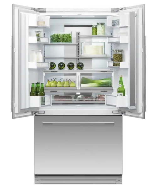 Fisher & Paykel RS90AU3 Integrated French Door Fridge Freezer with Ice Maker - 900mm