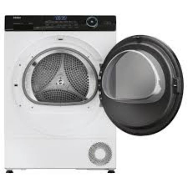 Haier HD110-A2959E-80 Series 5 11kg Wifi Heat Pump Condenser Tumble Dryer – WHITE_open
