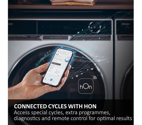 Haier HWD100B14959SNUK Pro Series 5 WiFi-enabled 10 kg Washer Dryer - Graphite_ai