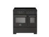 Bertazzoni PRO95I2ENET2 Professional 90cm Induction Range Cooker in Black