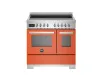 Bertazzoni PRO95I2EART2 Professional 90cm Induction Range Cooker in Orange