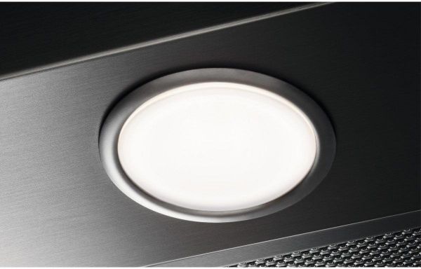 AEG DTB3654M 6000 ExtractionTech Wall Mounted Cooker Hood Stainless Steel & Glass_LED Lighting Detail