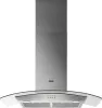 AEG DTB3953M 3000 ExtractionTech Wall Mounted Cooker Hood Stainless Steel & Glass_Front View