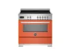 Bertazzoni PRO95I1EART2 Professional 90cm Single Induction Range Cooker in Orange