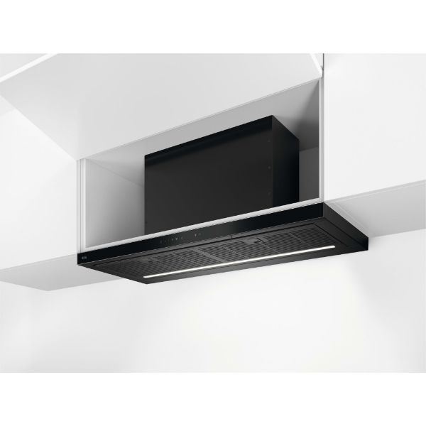 AEG GDP869PB 7000 SilenceTech Telescopic Cooker Hood Black_Extended View