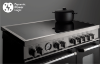 Bertazzoni PRO105I3EART2 Professional 100cm Triple Induction Range Cooker in Orange