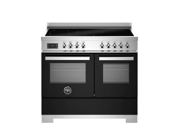 Bertazzoni PRO105I2ENET2 Professional 100cm Double Induction Range Cooker in Black