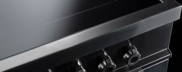 Bertazzoni PRO125I2EART2 Professional 120cm Double Oven Induction Top and Griddle Range Cooker in Orange
