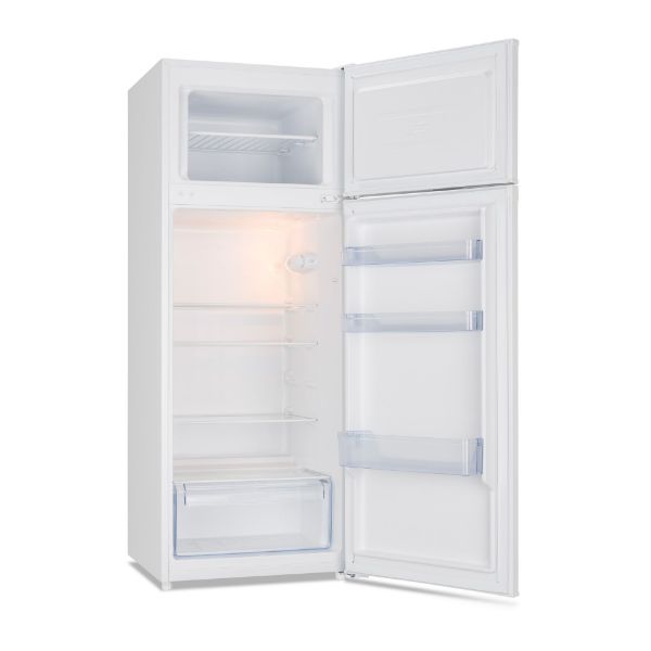 Iceking FF218EW Top Mount Fridge Freezer - White