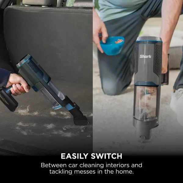 Shark BH102UK PowerBoost Pet Handheld Vacuum - 40 Minutes Run Time - Charcoal with Blue_attachments