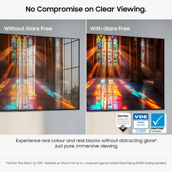 Samsung QE48S90HAEXXU 48" OLED Glare Free Vision AI Smart TV_glare free