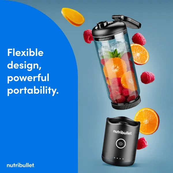 Nutribullet 02924 Flex Portable Blender - Black_design