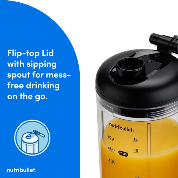 Nutribullet 02924 Flex Portable Blender - Black_lid