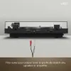 Sony PSLX5BT.CEK Wireless Bluetooth Turntable with Auto Playback - Premium cartridge & Stylus - Pure Black_connection