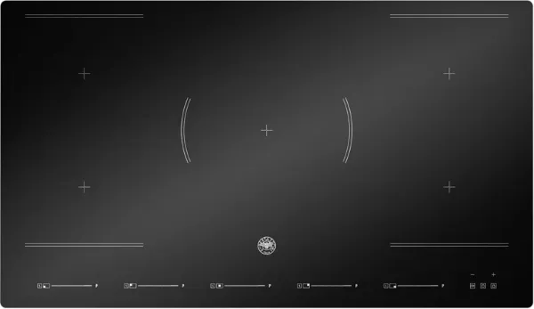 Bertazzoni P905I2M30NVS Modern Series 90cm 5 Zone Induction Hob in Black
