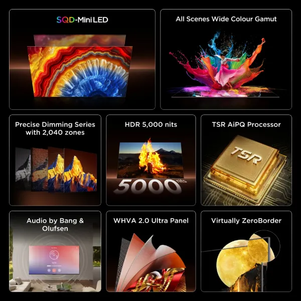 TCL 65C8L-UK 65" 4K Ultra HD QD-Mini LED Google TV_features