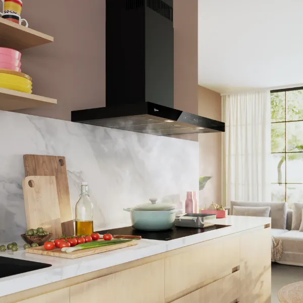 Neff D97BDN2S0B Wall-Mounted Cooker Hood in Matt Black 