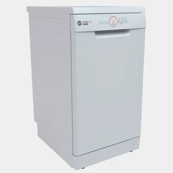 Hoover HDPH 2D1049W-80 H-Dish 500 Slimline Dishwasher - White - 10 Place Settings_side