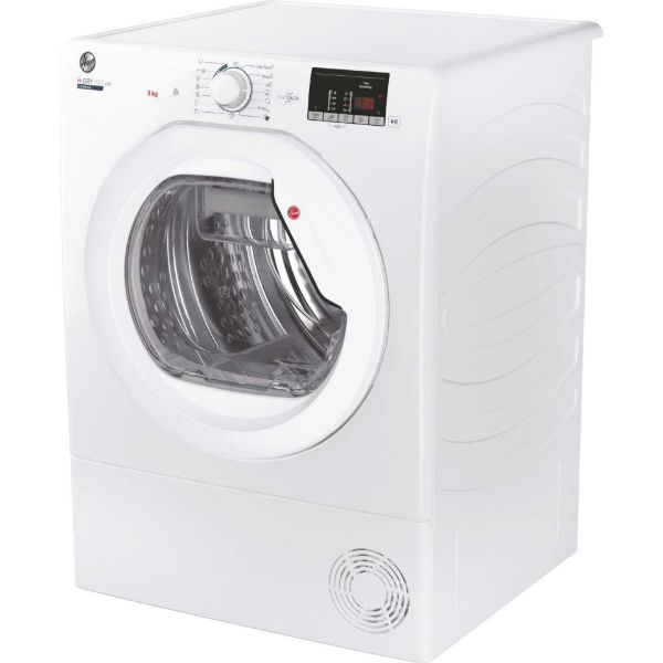 Hoover HLE C9DE-80 9kg Smart Condenser Tumble Dryer - White_side