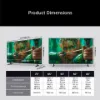 Sony K43S25M2PB.UKA 43" 4K BRAVIA 2 II Direct LED Google TV_dimensions