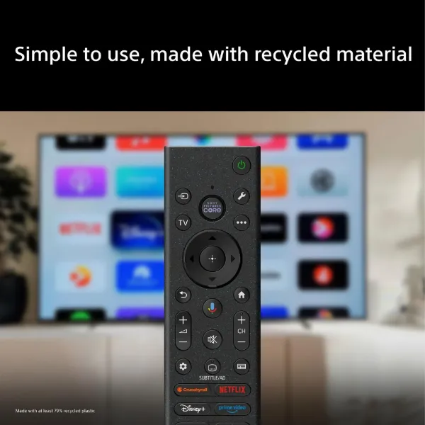 Sony K43S25M2PB.UKA 43" 4K BRAVIA 2 II Direct LED Google TV_remote