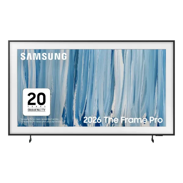 Samsung QE75LS03HWUXXU 75" 4K The Frame Pro Neo QLED 4K Vision AI Smart TV Art Mode & Wall Mount TV_with stand