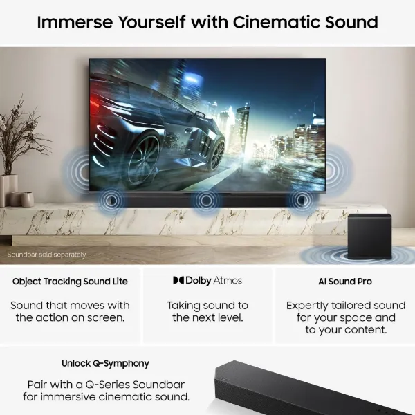 Samsung QE75QN80HAUXXU 75" 4K Neo QLED Vision AI Smart TV_sound