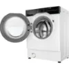 Haier BHA6S69M6D9J-80 Integrated Washing Machine, 9kg, 1600 Spin, White, A Rated_open