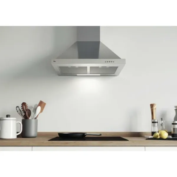 Hoover HCE160X/1 Wall-Mounted Integrated Cooker Hood - Stainless Steel_view