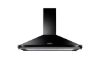 Rangemaster 134320 100cm Classic Chimney Cooker Hood in Black and Chrome - RCLAHDC100BL/C_main