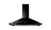Rangemaster 134460 100cm Chimney Cooker Hood in Black and Chrome - RHDC100BL/C_main