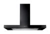 Rangemaster 134710 110cm Flat Cooker Hood in Black and Chrome - UHDF110BL/_main
