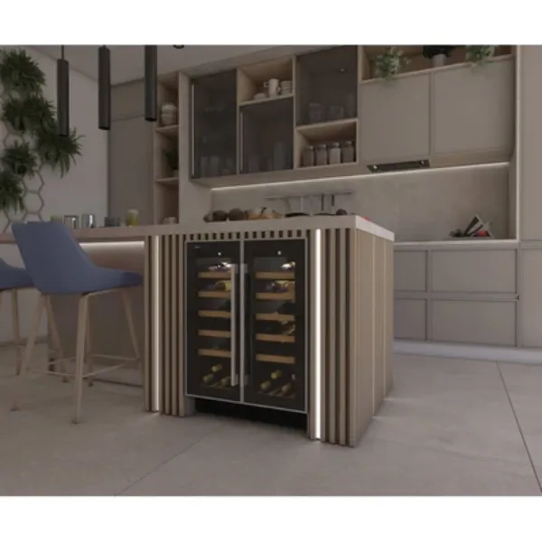 Hoover HWCB 60D UK/N H-Wine 700 Wine Cooler - Black - 38 Bottles_view