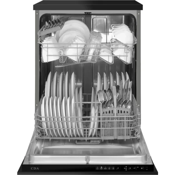 CDA SCD6011 Fully Integrated 60cm Dishwasher_Open Door View