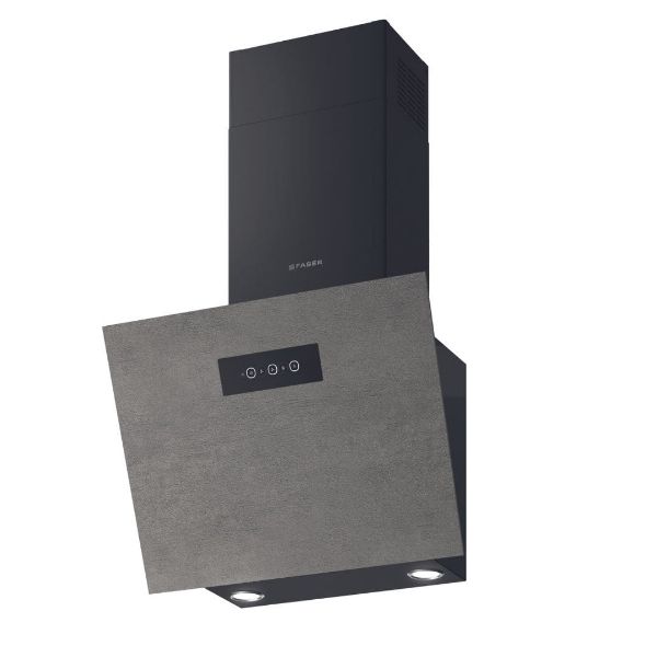 Faber Grexia NG GRES A60 Light Grey Stoneware/Stainless Steel 60cm Wall Mounted Cooker Hood_front