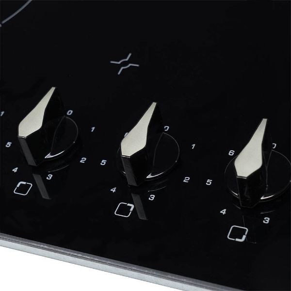 CDA HC6312FR 4 Zone Ceramic Hob_Control Panel Detail