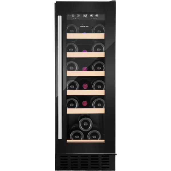 CDA CFWC304BL 30cm Freestanding Undercounter Single Zone Wine Cooler_Front View