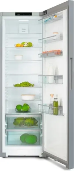 Miele KS4383DD Freestanding Larder Fridge - Silver - D Rated_open