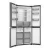 Haier HCR58S18DNMM 60/40 Fridge Freezer - Inox_angled view open