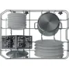 Hotpoint HP2ID10CS80UK  Integrated Slimline Dishwasher - 10 Place Settings_rack