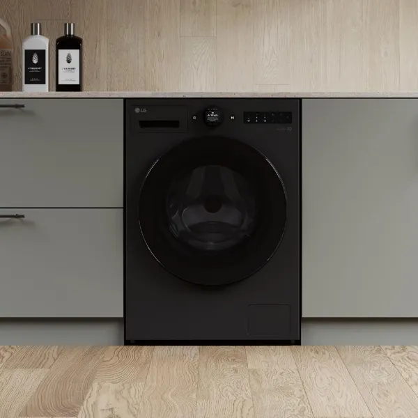 LG Series 10 AI Direct Drive WHX9516TBC - 11 kg Autodose Heat Pump Washer Dryer - Black