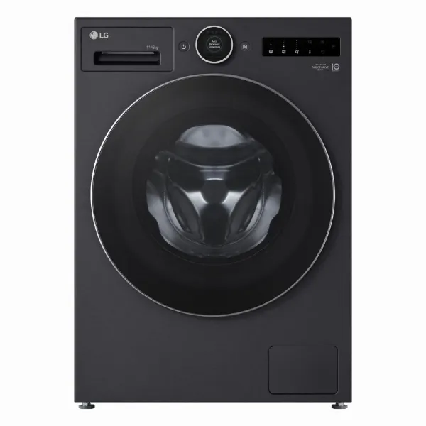 LG Series 10 AI Direct Drive WHX9516TBC - 11 kg Autodose Heat Pump Washer Dryer - Black