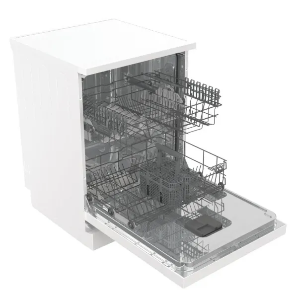 Hisense HS642D90WUK Full-Size Dishwasher - White - 14 Place Settings_open