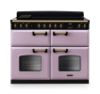 Rangemaster 18422 Classic Deluxe BC 110 Induction Range Cooker in Heather with Antique Brass Trim - CLDLB110EIPHTH/AB1