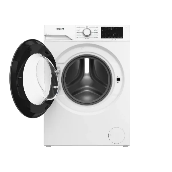 Hotpoint HEV841WUK 8kg 1400 Spin Washing Machine - White_open