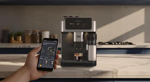Beko CED7524X CaffeExperto Series Espresso Machine with Integrated Grinder and Milk Cup - Silver