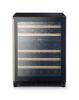 Rangemaster RDZ6046BL/ 126170 60cm Dual Zone Wine Cooler in Black with Stainless Steel Trim_closed