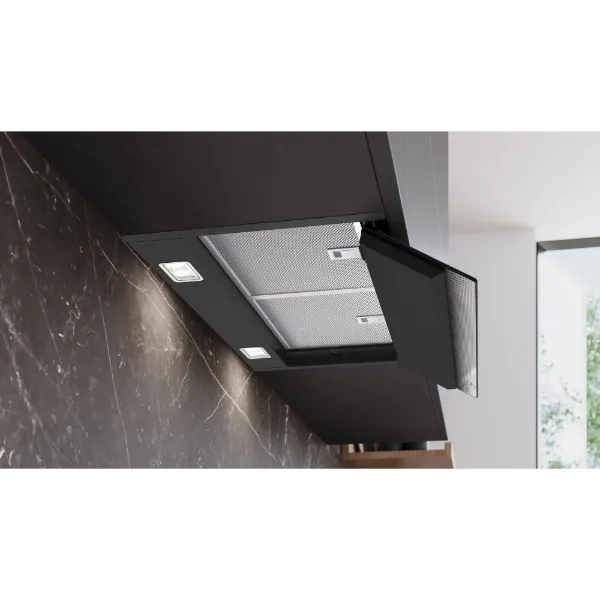 Siemens LJ68BET60B Integrated design hood in matt black _below